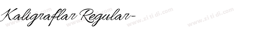 Kaligraflar Regular字体转换 Kaligraflar Regular字体转换